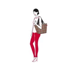 Reisenthel Sac Shopping Shopper M 51 Cm Glencheck Red -Bagages Et Sacs sac shopping shopper m 51 cm glencheck red 3