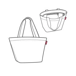 Reisenthel Sac Shopping Shopper M 51 Cm Glencheck Red -Bagages Et Sacs sac shopping shopper m 51 cm glencheck red 4