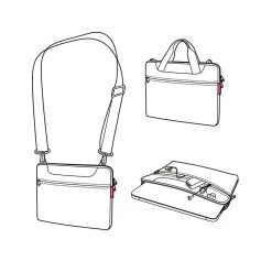 Reisenthel Sacoche Ordinateur 15.6 Pouces Netbookbag 40 Cm Black 5 Reisenthel Sacoche Ordinateur 15.6 Pouces Netbookbag 40 Cm Black -Bagages Et Sacs sacoche ordinateur 15 6 pouces netbookbag 40 cm black 2