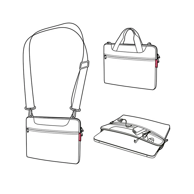 Reisenthel Sacoche Ordinateur 15.6 Pouces Netbookbag 40 Cm Black 3 Reisenthel Sacoche Ordinateur 15.6 Pouces Netbookbag 40 Cm Black – Image 3