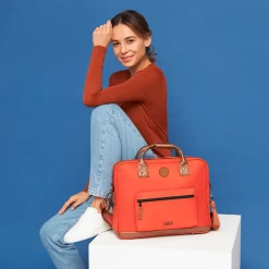 Cabaïa Sacoche Ordinateur 15 Pouces Bogota Orange -Bagages Et Sacs sacoche ordinateur 15 pouces bogota orange 7