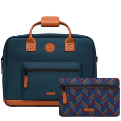 Cabaïa Sacoche Ordinateur 15 Pouces Chicago Bleu