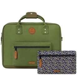 Cabaïa Sacoche Ordinateur 15 Pouces Séoul Vert