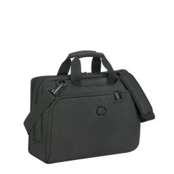 Delsey Paris Sacoche Ordinateur Esplanade 2 Compartiments 15.6 Pouces 41 Cm Noir Profond -Bagages Et Sacs sacoche ordinateur esplanade 2 compartiments 156 pouces 41 cm noir profond 3