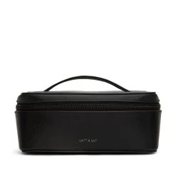 Matt & Nat Trousse De Toilette Jule Vintage 19,5 Cm Noir