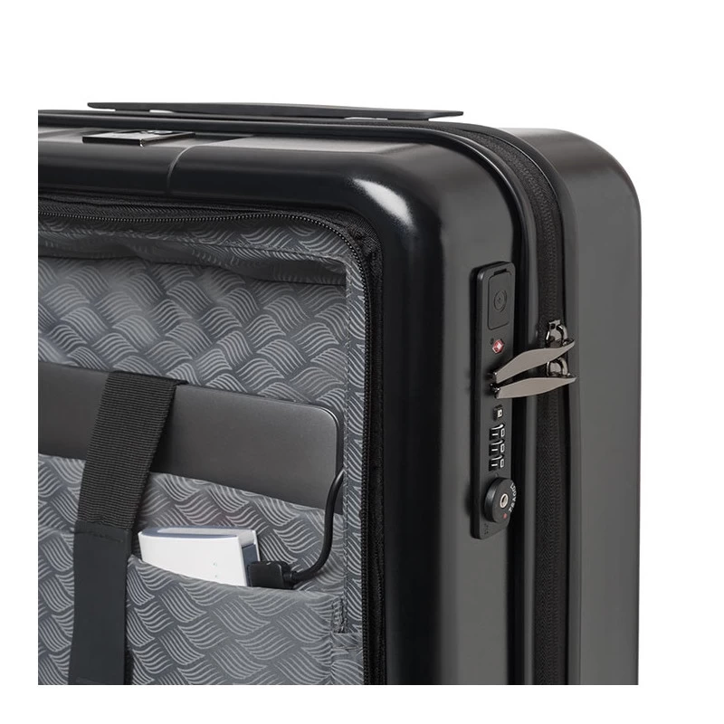 Valise Cabine Rigide Avec Port USB Intégré Taza 56 Cm Black 4 Valise Cabine Rigide Avec Port USB Intégré Taza 56 Cm Black – Image 4