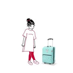Reisenthel Valise Cabine Hybride Trolley XS Kids 43 Cm Cats And Dogs Mint -Bagages Et Sacs valise cabine hybride trolley xs kids 43 cm cats and dogs mint 3