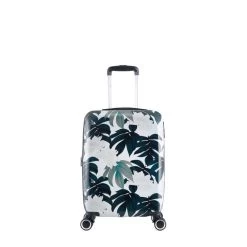 Valise Cabine Rigide 376 Extensible 55 Cm Fleur A