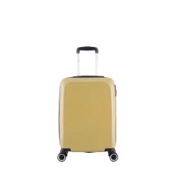Valise Cabine Rigide 376 Extensible 55 Cm Moutarde