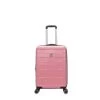 Valise Cabine Rigide Bicolore 368 Extensible 55 Cm Fuschia/Taupe