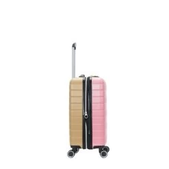 Valise Cabine Rigide Bicolore 368 Extensible 55 Cm Fuschia/Taupe -Bagages Et Sacs valise cabine rigide bicolore 368 extensible 55 cm fuschiataupe 3