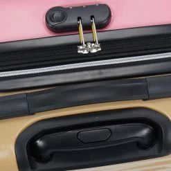 Valise Cabine Rigide Bicolore 368 Extensible 55 Cm Fuschia/Taupe -Bagages Et Sacs valise cabine rigide bicolore 368 extensible 55 cm fuschiataupe 4