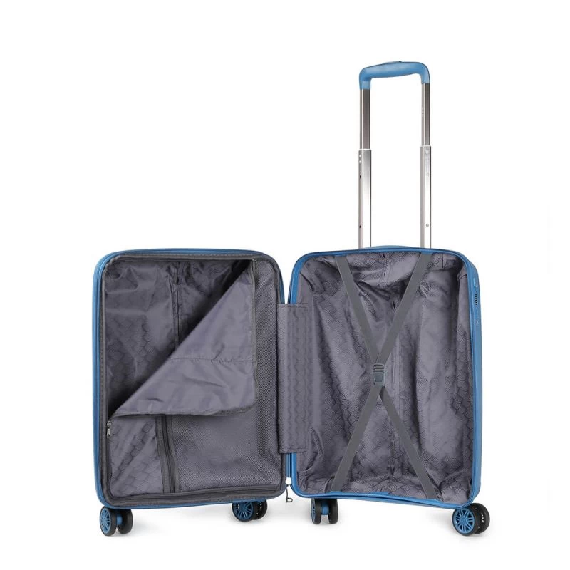 Valise Cabine Rigide Akari Extensible 55cm Bleu 2 Valise Cabine Rigide Akari Extensible 55cm Bleu – Image 2