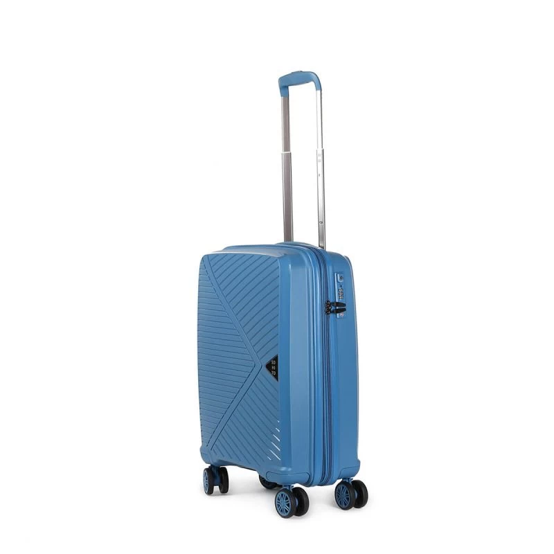 Valise Cabine Rigide Akari Extensible 55cm Bleu 3 Valise Cabine Rigide Akari Extensible 55cm Bleu – Image 3