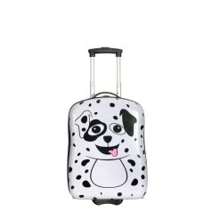 Valise Cabine Rigide Kid Dalmatien 50 Cm Noir/blanc