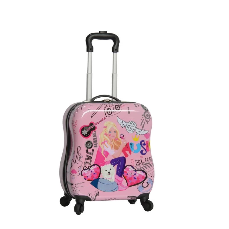 Valise Cabine Rigide Kid Musique 48 Cm Rose 1 Valise Cabine Rigide Kid Musique 48 Cm Rose
