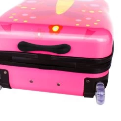 Valise Cabine Rigide Kid Papillon 50 Cm Rose -Bagages Et Sacs valise cabine rigide kid papillon 50 cm rose 2