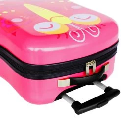 Valise Cabine Rigide Kid Papillon 50 Cm Rose -Bagages Et Sacs valise cabine rigide kid papillon 50 cm rose 3