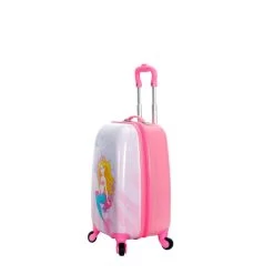 Valise Cabine Rigide Kid Sirène 48 Cm Rose