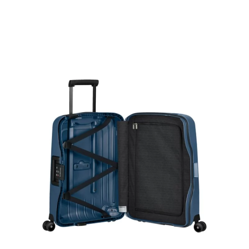 Samsonite Valise Cabine Rigide S'Cure Eco 55 Cm Navy 2 Samsonite Valise Cabine Rigide S'Cure Eco 55 Cm Navy – Image 2