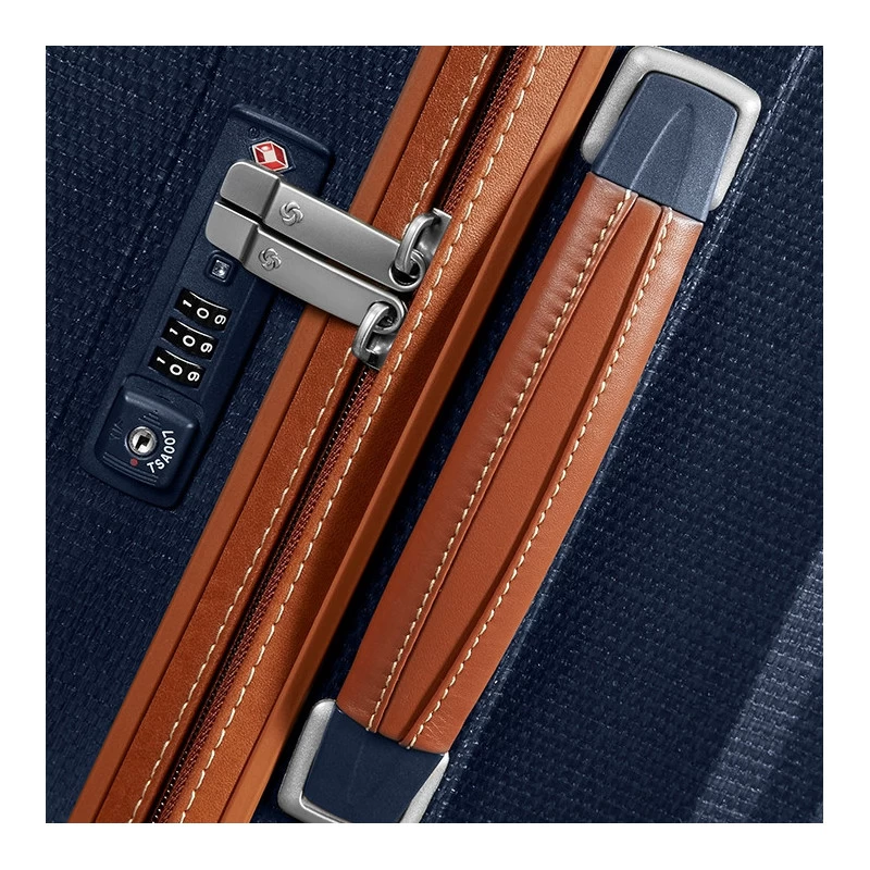 Samsonite Valise Cabine Rigide Slim Lite-Cube DLX 55 Cm Midnight Blue 3 Samsonite Valise Cabine Rigide Slim Lite-Cube DLX 55 Cm Midnight Blue – Image 3