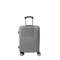 Valise Cabine Rigide Sun Extensible 57 Cm Silver