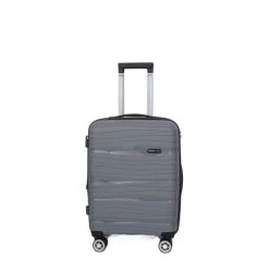 Valise Cabine Rigide Weekend Extensible 56 Cm Anthracite