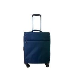 Valise Cabine Souple Origami Extensible 54 Cm Bleu