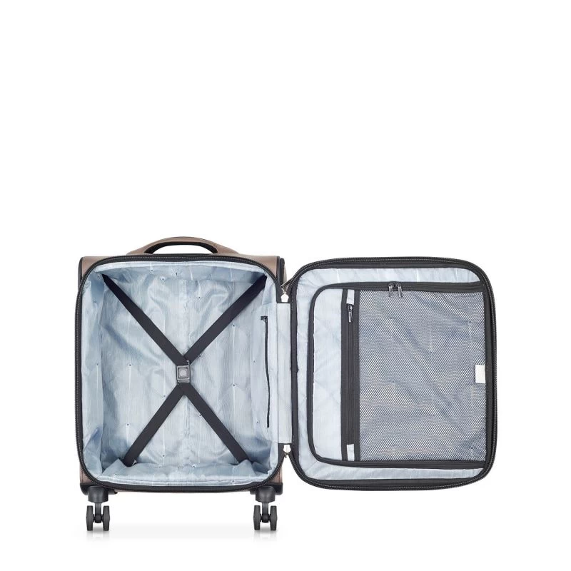 Delsey Paris Valise Cabine Souple Sky Max 2.0 55 Cm Beige 3 Delsey Paris Valise Cabine Souple Sky Max 2.0 55 Cm Beige – Image 3