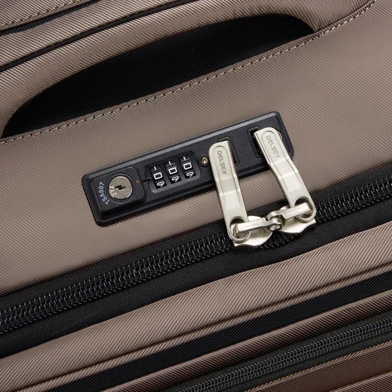 Delsey Paris Valise Cabine Souple Sky Max 2.0 55 Cm Beige 4 Delsey Paris Valise Cabine Souple Sky Max 2.0 55 Cm Beige – Image 4