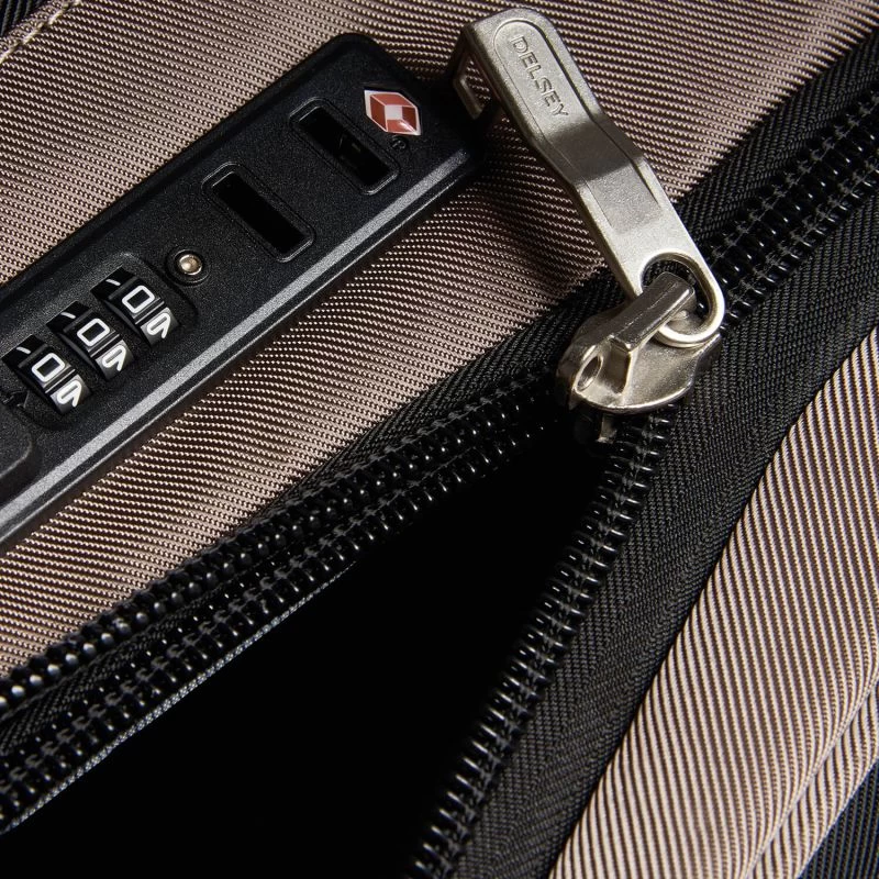 Delsey Paris Valise Cabine Souple Sky Max 2.0 55 Cm Beige 5 Delsey Paris Valise Cabine Souple Sky Max 2.0 55 Cm Beige – Image 5