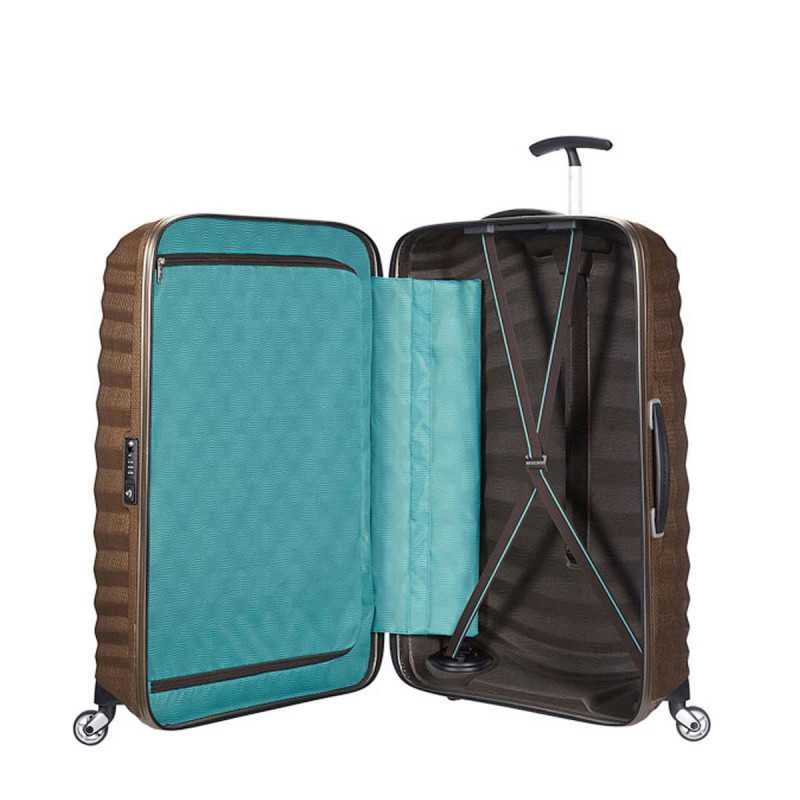 Samsonite Valise Rigide Lite-Shock 69 Cm Marron 2 Samsonite Valise Rigide Lite-Shock 69 Cm Marron – Image 2