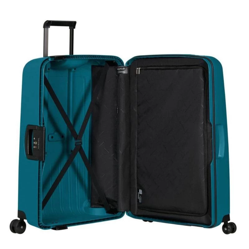 Samsonite Valise Rigide S'Cure 69 Cm Petrol Blue 2 Samsonite Valise Rigide S'Cure 69 Cm Petrol Blue – Image 2