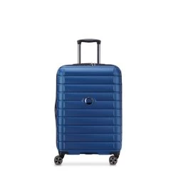 Delsey Paris Valise Rigide Shadow 5.0 Extensible 66 Cm Bleu