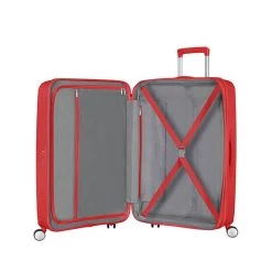 American Tourister Valise Rigide Soundbox 77cm Coral Red 8 American Tourister Valise Rigide Soundbox 77cm Coral Red -Bagages Et Sacs valise rigide soundbox 77cm coral red 2