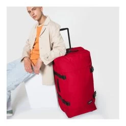 Eastpak Valise Souple 2 Roues Tranverz L 79 Cm Sailor Red