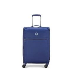 Delsey Paris Valise Souple Brochant 2.0 Extensible 67 Cm Bleu