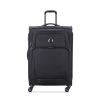 Delsey Paris Valise Souple Optimax Lite Extensible 78 Cm Noir